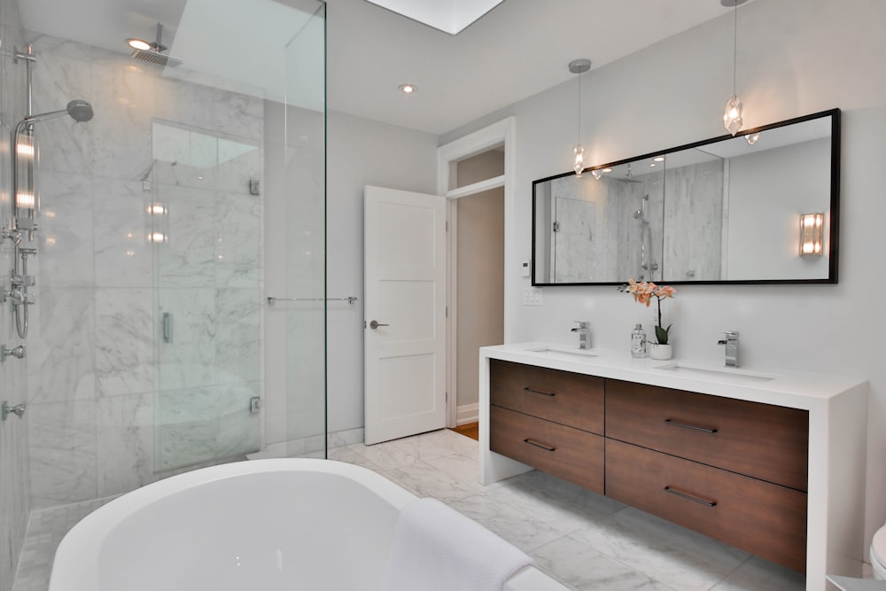 Bathroom remodel plumbing